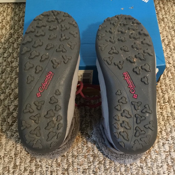 Columbia snow boots grey pink 2 - Picture 6 of 11